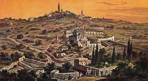 Olajfák hegye, Jeruzsálem - Biblia alkotó: Unbekannter Künstler
