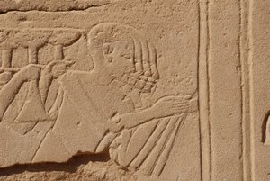 Több fej, karnak, Luxor, Egyiptom (fotó) alkotó: Unbekannt