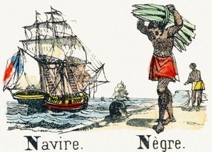 N – Navire Negre – Child Entertainment Alphabet c.1890 (litográfia) alkotó: Unbekannt