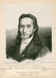 Niccolo Paganini - portré alkotó: Unbekannt