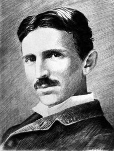 Nikola Tesla, horvát származású szerb mérnök, fizikus és feltaláló, 1885. alkotó: Unbekannter Künstler