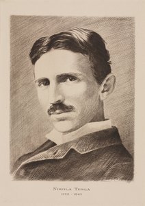 Nikola Tesla, horvát születésű szerb mérnök, fizikus és feltaláló, 1885 alkotó: Unbekannt