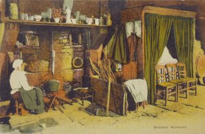 Norman enteriőr, XX. század eleje (képeslap) alkotó: Unbekannter Künstler