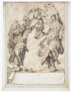 Oldal a Philipp Hainhofer, 1596-1633 Amicorum albumából alkotó: Unbekannt