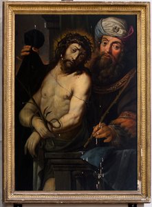 Plébániatemplom (Plébániatemplom Szűzanya). Belső. festmény. alkotó: Unbekannter Künstler