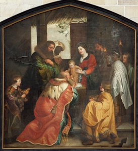 Plébániatemplom (Szent Márton plébániatemplom). Festmény. alkotó: Unbekannter Künstler