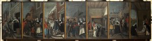 Plébániatemplom (Szent Márton plébániatemplom). festmény. alkotó: Unbekannter Künstler