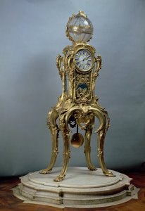 Passament csillagászati óra, amelyet Jacques Caffieri (1678-1755) készített XV. Lajos francia számára alkotó: Unbekannt