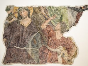 Krisztus szenvedése, freskó a grazi katedrálisban, Graz, Stájerország, Ausztria, Európa (fotó) alkotó: Unbekannter Künstler