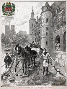 Philippe Auguste. II. Fülöp francia. alkotó: Nicolas Liez