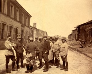 Fénykép egy gyalogsági hadnagy személyes albumából az első világháború első hónapjaiban alkotó: Unbekannt