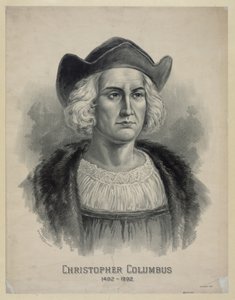 Kolumbusz Kristóf (1451 - 1506) portréja, 1892 körül (litográfia) alkotó: Unbekannt