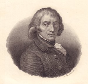 Giuseppe Parini (1729-1799) olasz költő portréja, Piotti rézmetszete Andrea Appiani rajzáról. alkotó: William M. Timlin