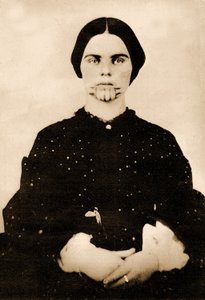 Olive Oatman portréja, 1857 körül (fotó) alkotó: Unbekannt