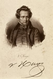Victor Hugo portréja (litográfia) alkotó: Unbekannter Künstler