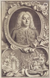 RM 7.f.5 George Frederick Handel (1685-1759), "Izrael Egyiptomban" előképe, Jacobus Houbraken (1698-1780) metszete alkotó: Unbekannter Künstler