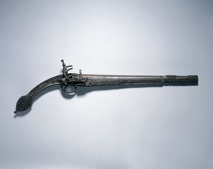 "Rat-taled" Miquelet-Lock pisztoly, Balkán, 1700-as évek vége – 1800-as évek eleje alkotó: Unbekannt
