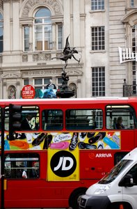 Red London Bus, Piccadilly (fotó) alkotó: Unbekannt
