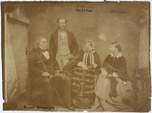 Robert Stephenson angol gépész- és építőmérnök és családja, 1850-es évek alkotó: Unbekannt
