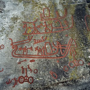 Sziklafaragványok, Begby, Norvégia. Bronzkor.