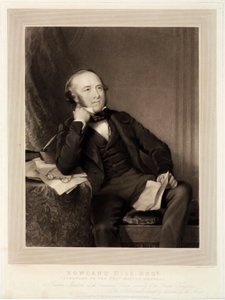 Rowland Hill, a filléres bejegyzés kezdeményezője alkotó: Unbekannt