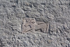 Saint Mauro kupola, templom, alacsony dombormű, Maniago, Friuli, Olaszország alkotó: Unbekannt