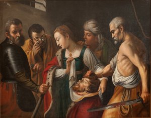 Salamon Keresztelő Szent János fejét tartja. G. Seghers, 17. század eleje (olaj, vászon) alkotó: Unbekannter Künstler