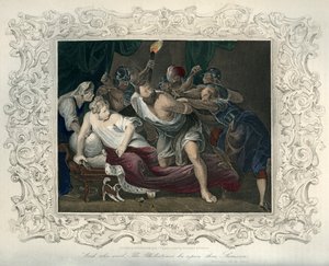 Sámson a filiszteusok fogságában - Biblia alkotó: Unbekannter Künstler