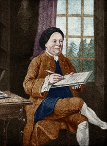 Samuel Richardson, portré. angol szerző 1689. augusztus 19. – 1761. július 4. Mason Chamberlin alkotó: Unbekannt