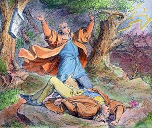 Scene from the life of Protestand reformer Martin Luther alkotó: Unbekannter Künstler