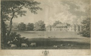 Shugborough Hall: metszet, nd [c 1802] alkotó: Unbekannt