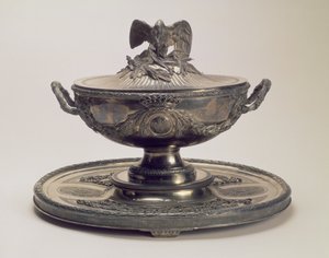 Ezüst turén és állvány a Saltykov-szolgálatból, Robert Joseph Auguste (1725-1805), Párizs alkotó: Unbekannt