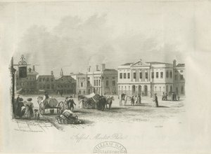 Stafford – Market Place: metszet, nd [c 1841] alkotó: Unbekannt