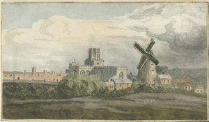Stafford – North West View: akvarellfestés, és [?19. század] alkotó: Unbekannt