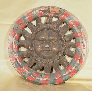 Santa Maria Novella kerület utcatáblája (polikróm kő) alkotó: Unbekannt