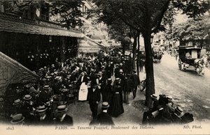 Taverne Pousset, Boulevard des Italiens, Párizs alkotó: Unbekannter Künstler