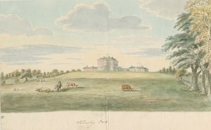 Teddesley Hall: akvarell festészet, és [18. század vége] alkotó: Unbekannt