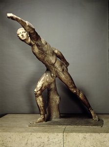 A Borghese-gladiátor, görög, Kr.e. 50 körül (márvány) (lásd még: 98022) alkotó: Unbekannt