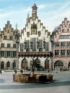 A frankfurti városházát Römernek hívják alkotó: Unbekannter Künstler