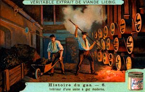 A gáz története: Egy modern gázmű belső tere alkotó: Unbekannter Künstler