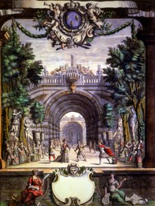 A király örömei, balett XIV. Louix király számára Versailles-ban alkotó: Unbekannter Künstler