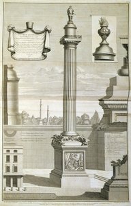Christopher Wren által tervezett emlékmű alkotó: Unbekannt