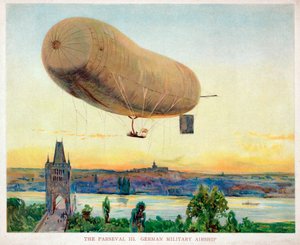 "A Parseval III: Német katonai léghajó" alkotó: Unbekannt