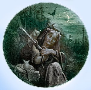 A vihar - Shakespeare by Doré alkotó: Unbekannter Künstler