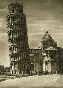 A pisai kupola (duomo) ferde tornya és apszisa 1925-ben alkotó: Unbekannt