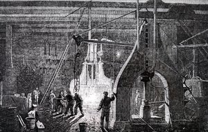 A Robert Stephenson and Company gyártópadlója. alkotó: Unbekannt