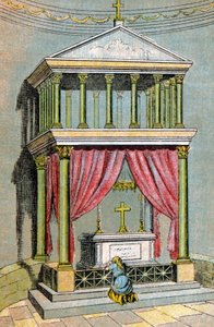 Szent Márton sírja, 1900 körül (illusztráció) alkotó: Unbekannter Künstler