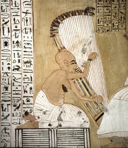 Kézművesek sírjai (részletek), Deir El Medineh helye Luxorban, Egyiptomban.