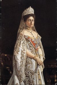 Alekszandra Fjodorovna cárnő (1872-1918). alkotó: Unbekannter Künstler