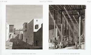 Alexandria, Egyiptom két képe, 1798 alkotó: Unbekannt